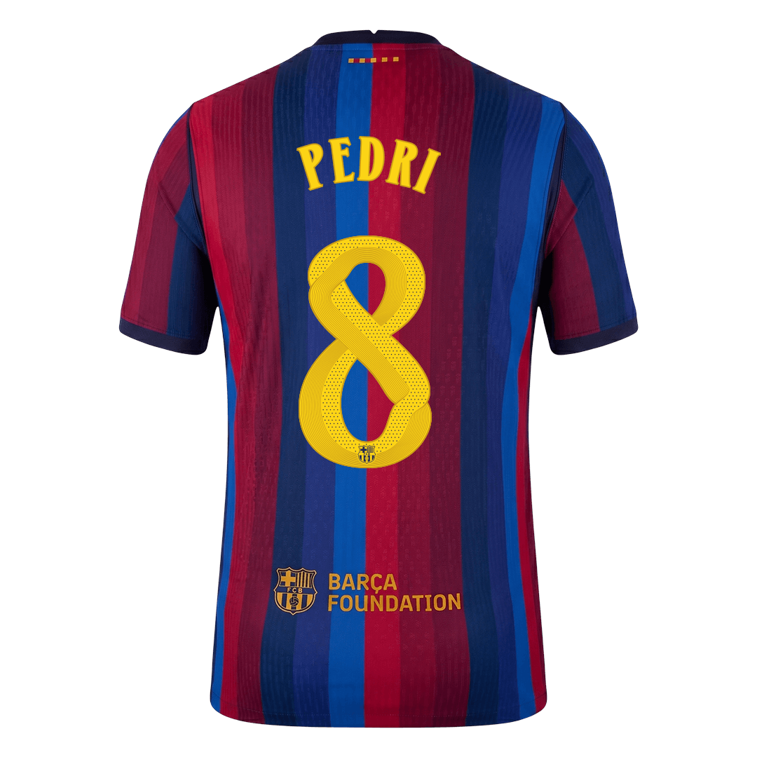 Barcelona 2026/27 İç Saha Forması PEDRI #8 - UCL - Oyuncu Versiyonu