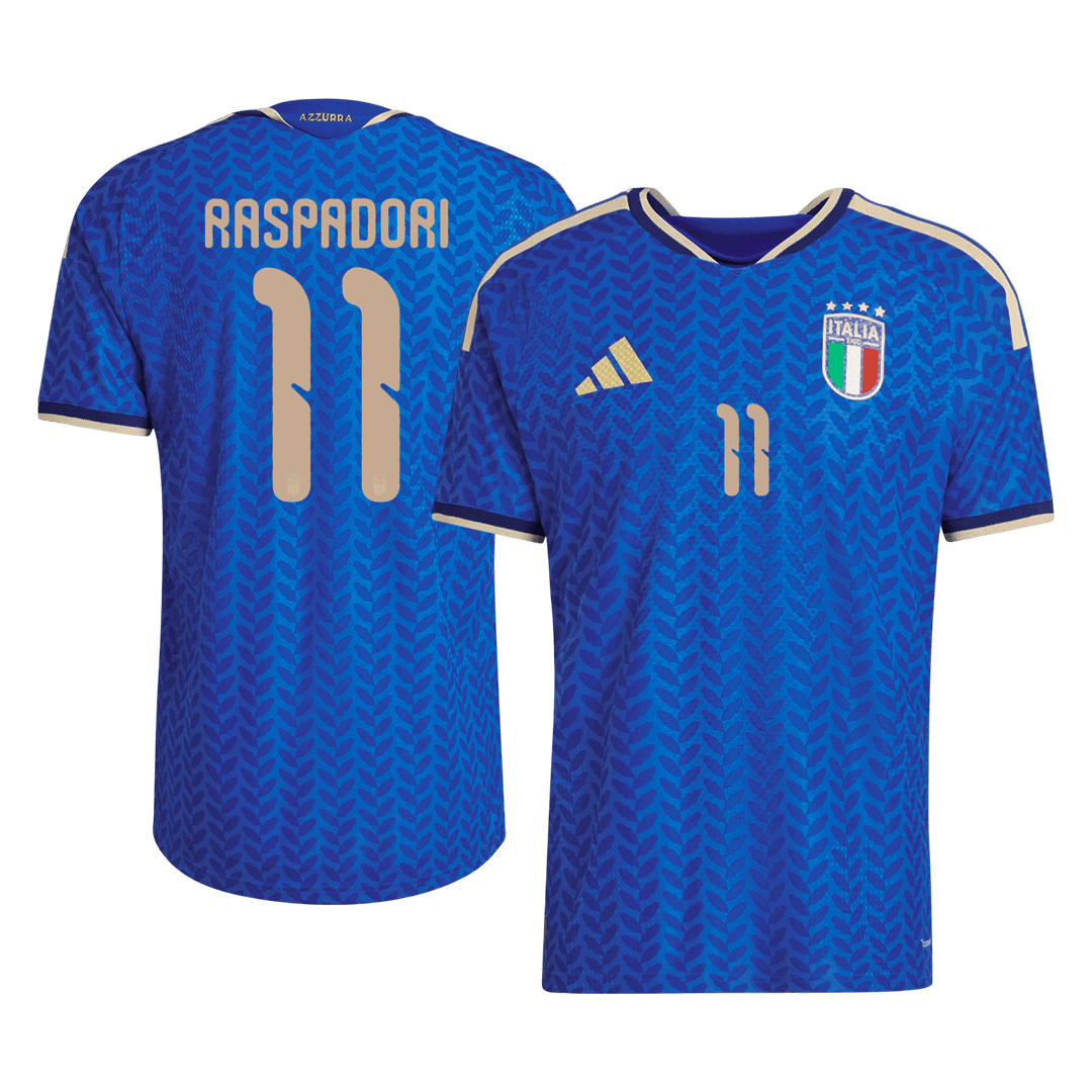 Italy 2026 Dünya Kupası İç Saha Forması RASPADORI #11 - Oyuncu Versiyonu