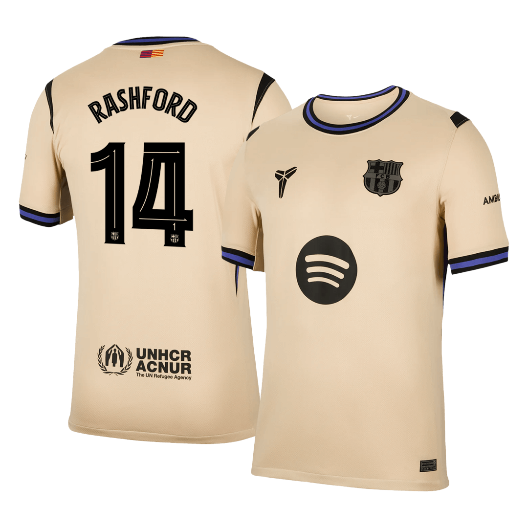 Barcelona 2025/26 Deplasman Forması RASHFORD #14 - UCL