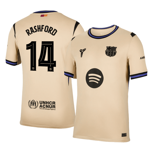 Barcelona 2025/26 Deplasman Forması RASHFORD #14 - UCL