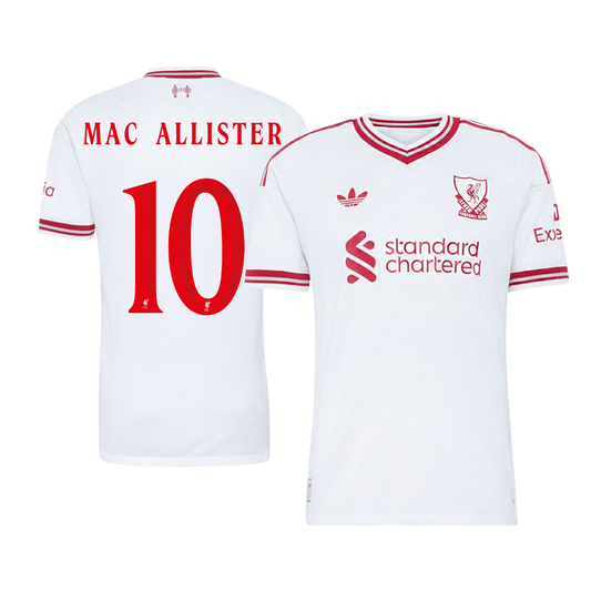 Liverpool 2026/27 Deplasman Forması MAC ALLISTER #10 - UCL - Oyuncu Versiyonu
