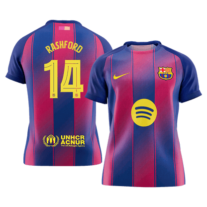 Barcelona 2025/26 İç Saha Forması RASHFORD #14 - UCL [PREMIUM]