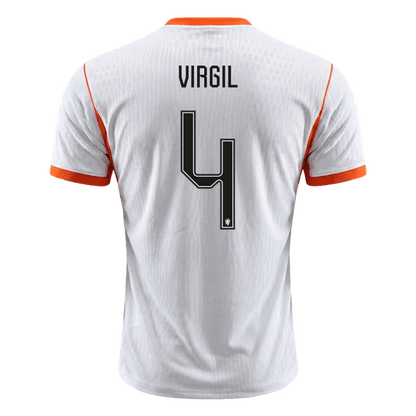 Hollanda 2026 Dünya Kupası Deplasman Forması VIRGIL #4 - Oyuncu Versiyonu