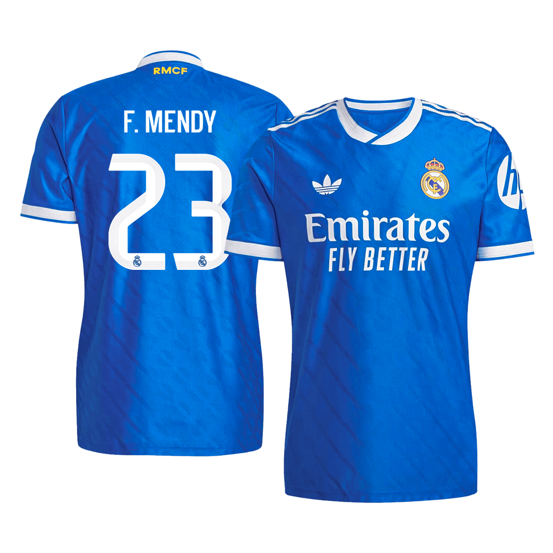 Real Madrid 2025/26 Üçüncü Forması F. MENDY #23 - Oyuncu Versiyonu