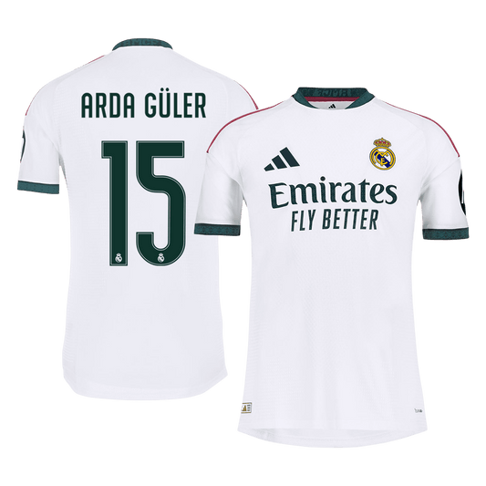 Real Madrid 2026/27 İç Saha Forması ARDA GÜLER #15 - Oyuncu Versiyonu