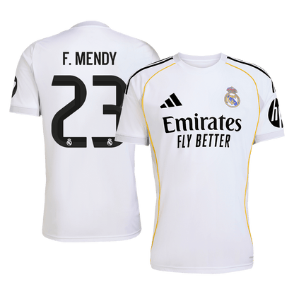 Real Madrid 2025/26 İç Saha Forması F.MENDY #23 [PREMIUM]