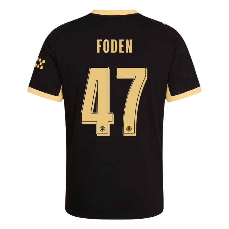 Manchester City 2026/27 Deplasman Forması FODEN #47 - UCL - Oyuncu Versiyonu