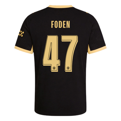Manchester City 2026/27 Deplasman Forması FODEN #47 - UCL - Oyuncu Versiyonu