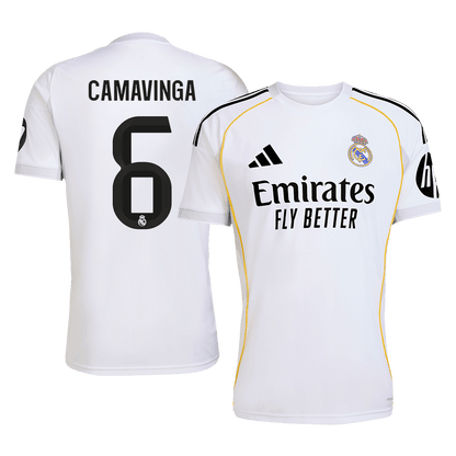 Real Madrid 2025/26 İç Saha Forması CAMAVINGA #6 [PREMIUM]