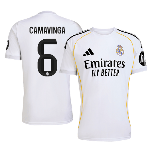 Real Madrid 2025/26 İç Saha Forması CAMAVINGA #6 [PREMIUM]