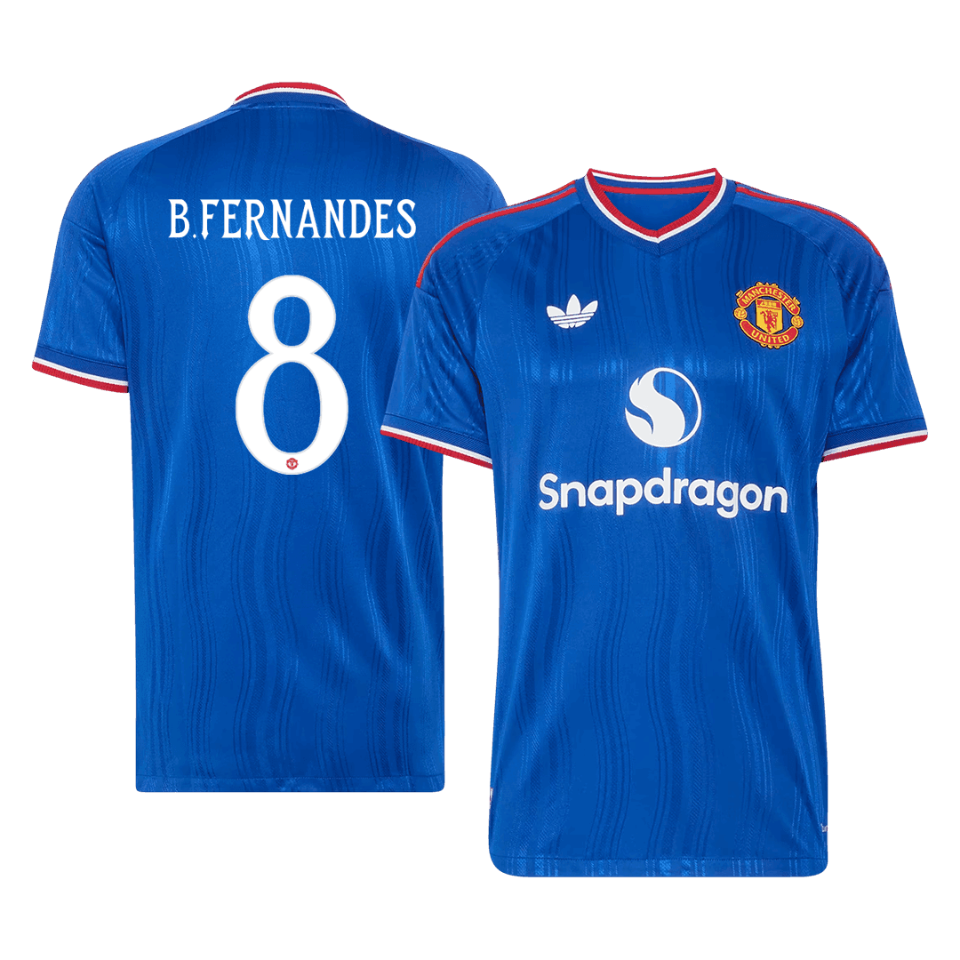 Manchester United 2026/27 Deplasman Forması B. FERNANDES #8 - UCL - Oyuncu Versiyonu