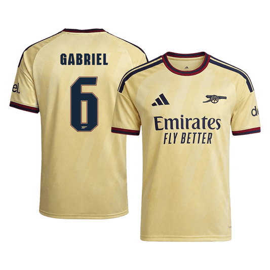 Arsenal 2026/27 Üçüncü Forması GABRIEL #6 - UCL - Oyuncu Versiyonu