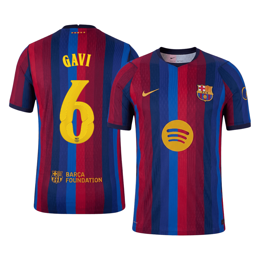Barcelona 2026/27 İç Saha Forması GAVI #6 - UCL - Oyuncu Versiyonu