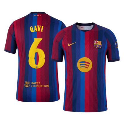 Barcelona 2026/27 İç Saha Forması GAVI #6 - UCL - Oyuncu Versiyonu