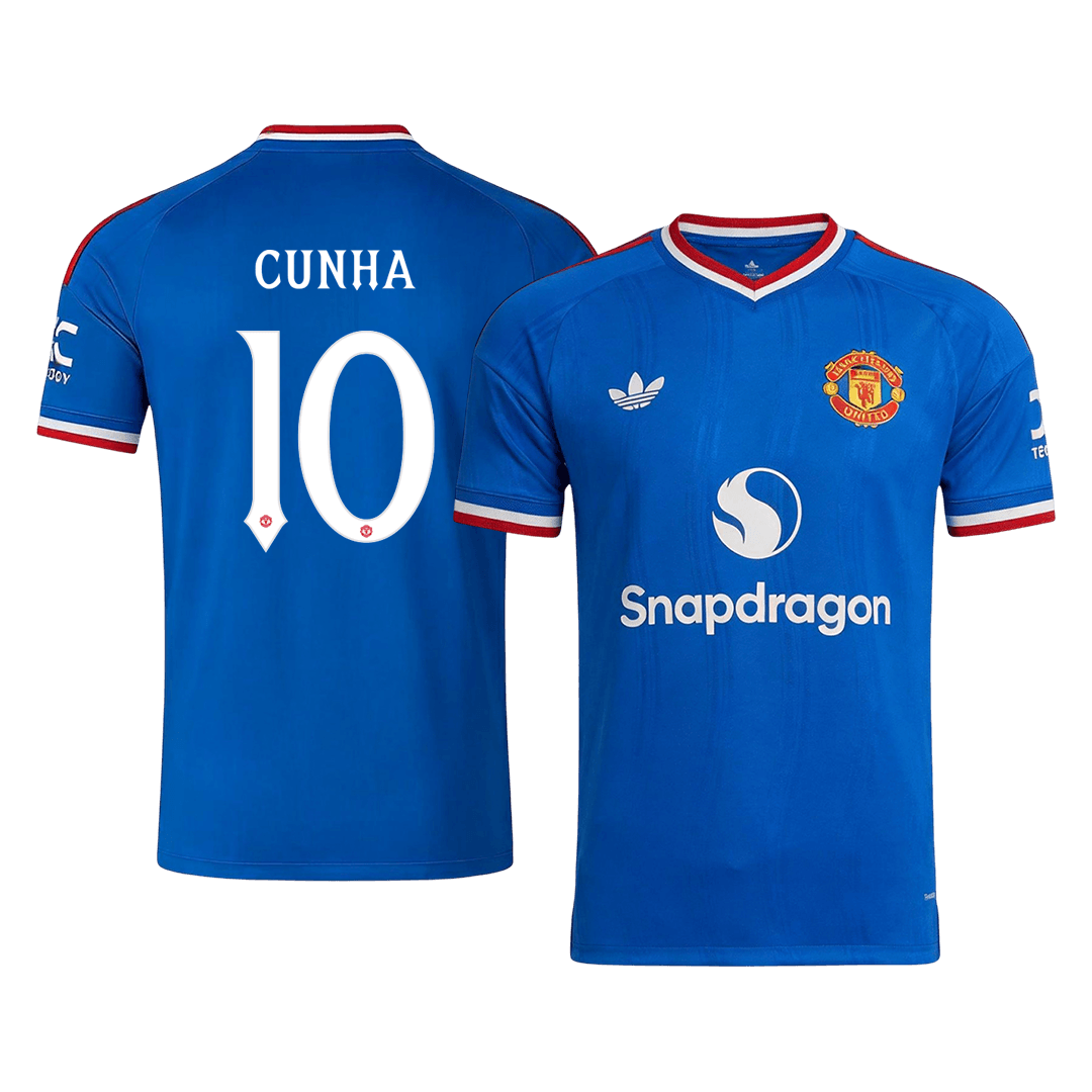 Manchester United 2026/27 Deplasman Forması CUNHA #10 - UCL