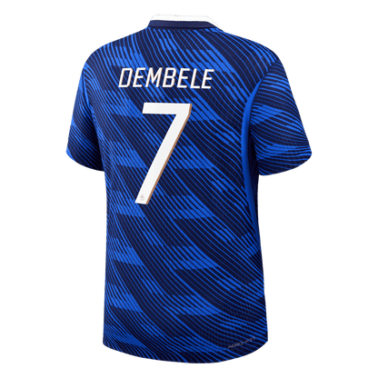 Fransa 2026 Dünya Kupası İç Saha Forması DEMBELE #7 - Oyuncu Versiyonu