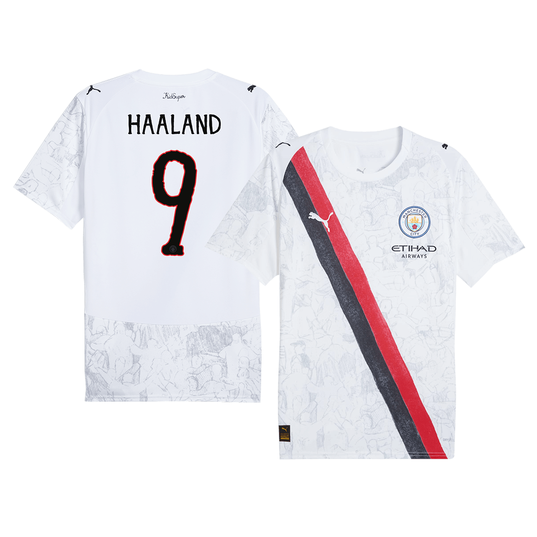 Manchester City 2025/26 Dünya Kupası KidSuper Forması HAALAND #9 - Kulüpler Dünya Kupası