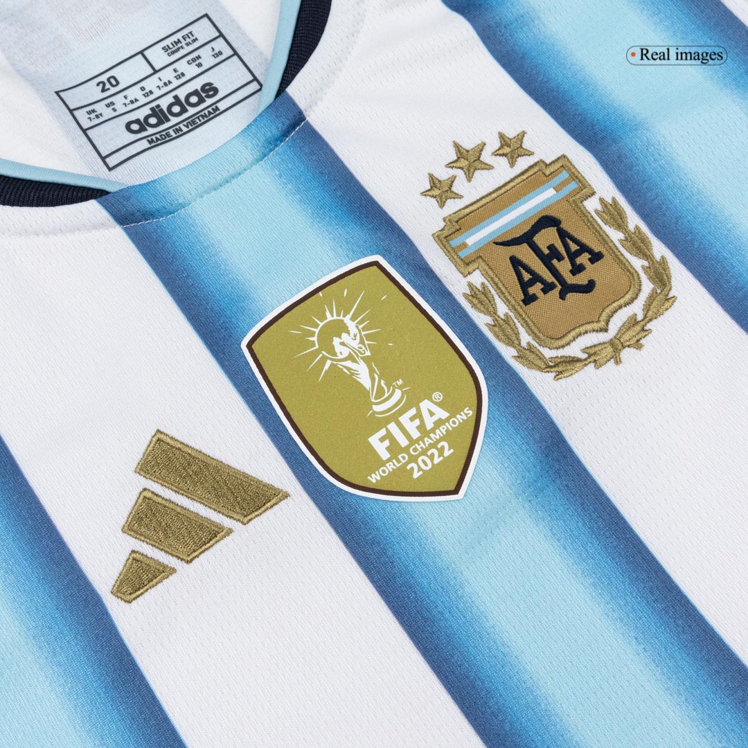 Arjantin 2026 Dünya Kupası Çocuk İç Saha Forma Seti MESSI #10 [PREMIUM]