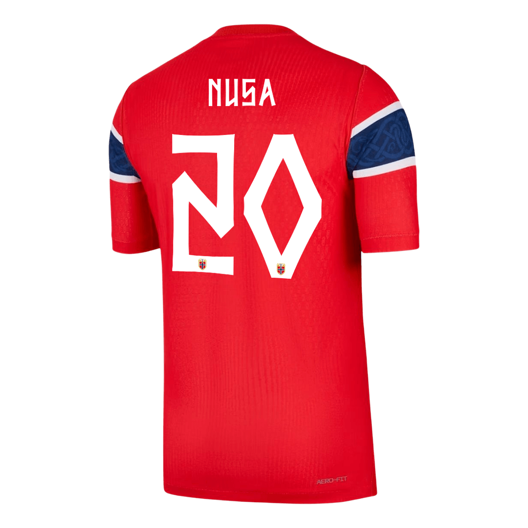 Norway 2026 Dünya Kupası İç Saha Forması NUSA #20 - Oyuncu Versiyonu