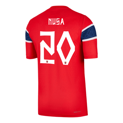 Norway 2026 Dünya Kupası İç Saha Forması NUSA #20 - Oyuncu Versiyonu