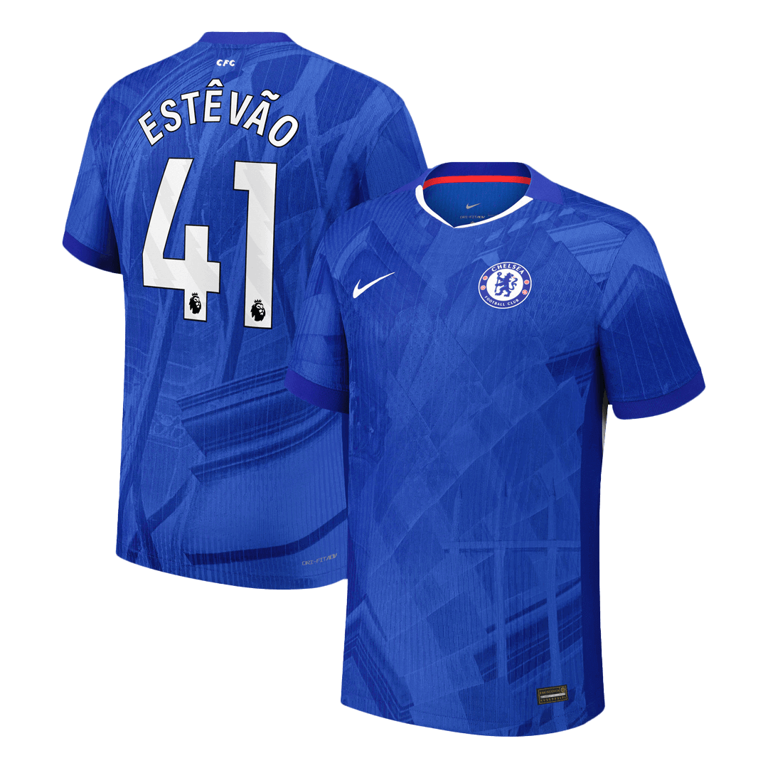 Chelsea 2025/26 İç Saha Forması ESTÊVÃO #41 - Oyuncu Versiyonu