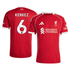 Liverpool 2025/26 İç Saha Forması KERKEZ #6