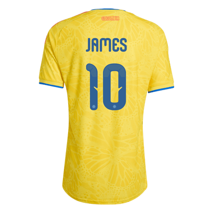 Colombia 2026 Dünya Kupası İç Saha Forması JAMES #10 - Oyuncu Versiyonu