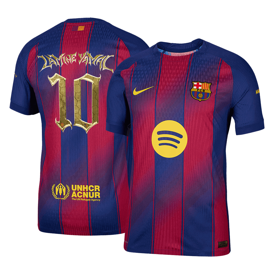 Barcelona 2025/26 İç Saha Forması LAMINE YAMAL #10 - Oyuncu Versiyonu