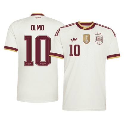 İspanya 2026 Dünya Kupası Deplasman Forması OLMO #10