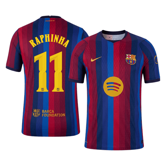 Barcelona 2026/27 İç Saha Forması RAPHINHA #11 - UCL - Oyuncu Versiyonu