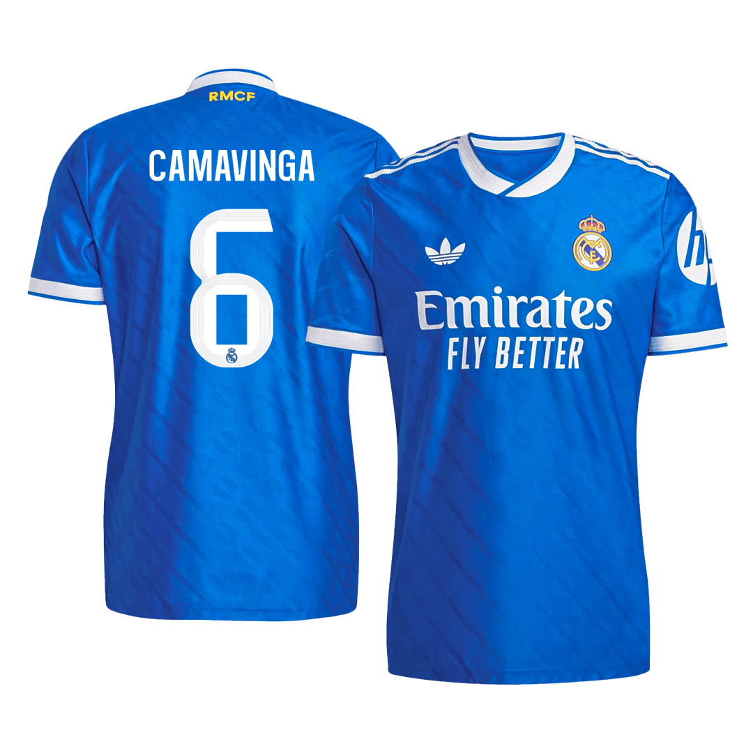 Real Madrid 2025/26 Üçüncü Forması CAMAVINGA #6 - Oyuncu Versiyonu