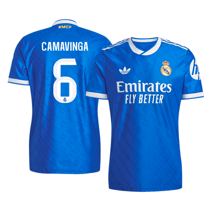 Real Madrid 2025/26 Üçüncü Forması CAMAVINGA #6 - Oyuncu Versiyonu