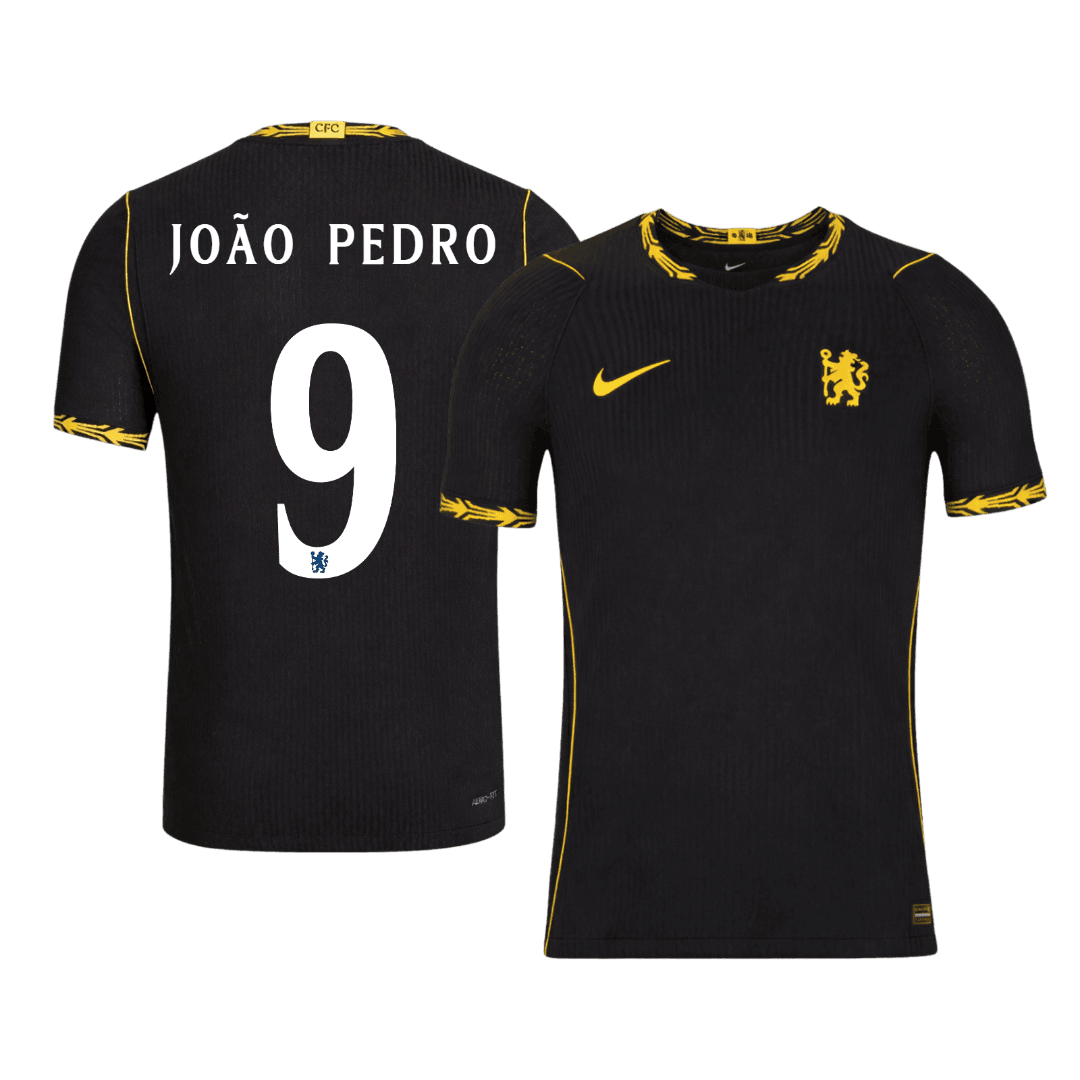 Chelsea 2026/27 Deplasman Forması JOÃO PEDRO #9 - UCL - Oyuncu Versiyonu