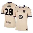 Barcelona 2025/26 Deplasman Forması ROONY #28 - UCL - Oyuncu Versiyonu