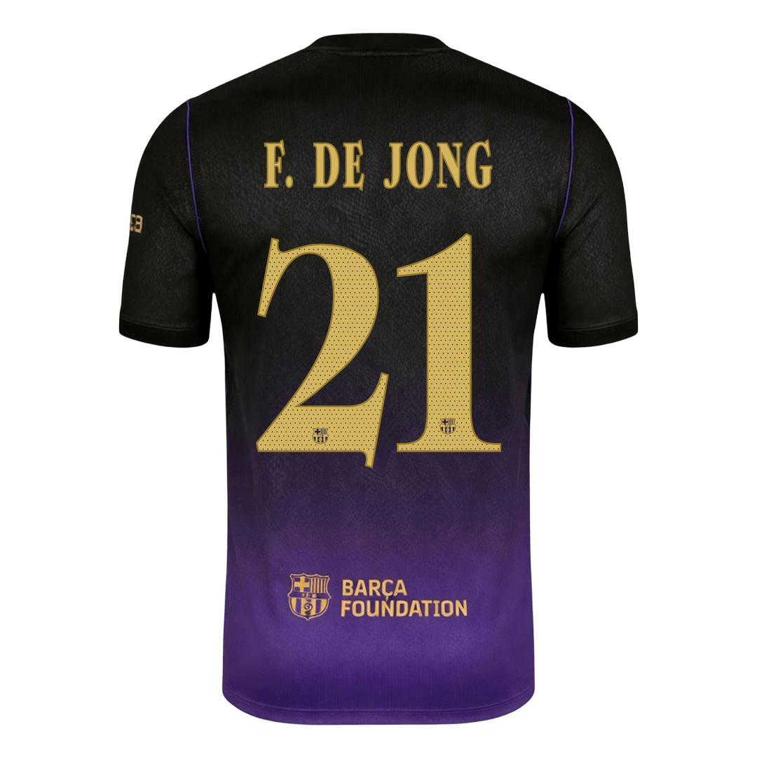 Barcelona 2026/27 Deplasman Forması F. DE JONG #21 - UCL
