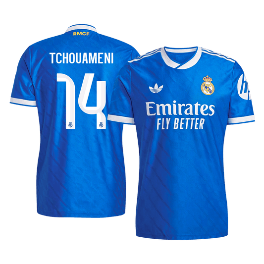 Real Madrid 2025/26 Üçüncü Forması TCHOUAMENI #14 - Oyuncu Versiyonu
