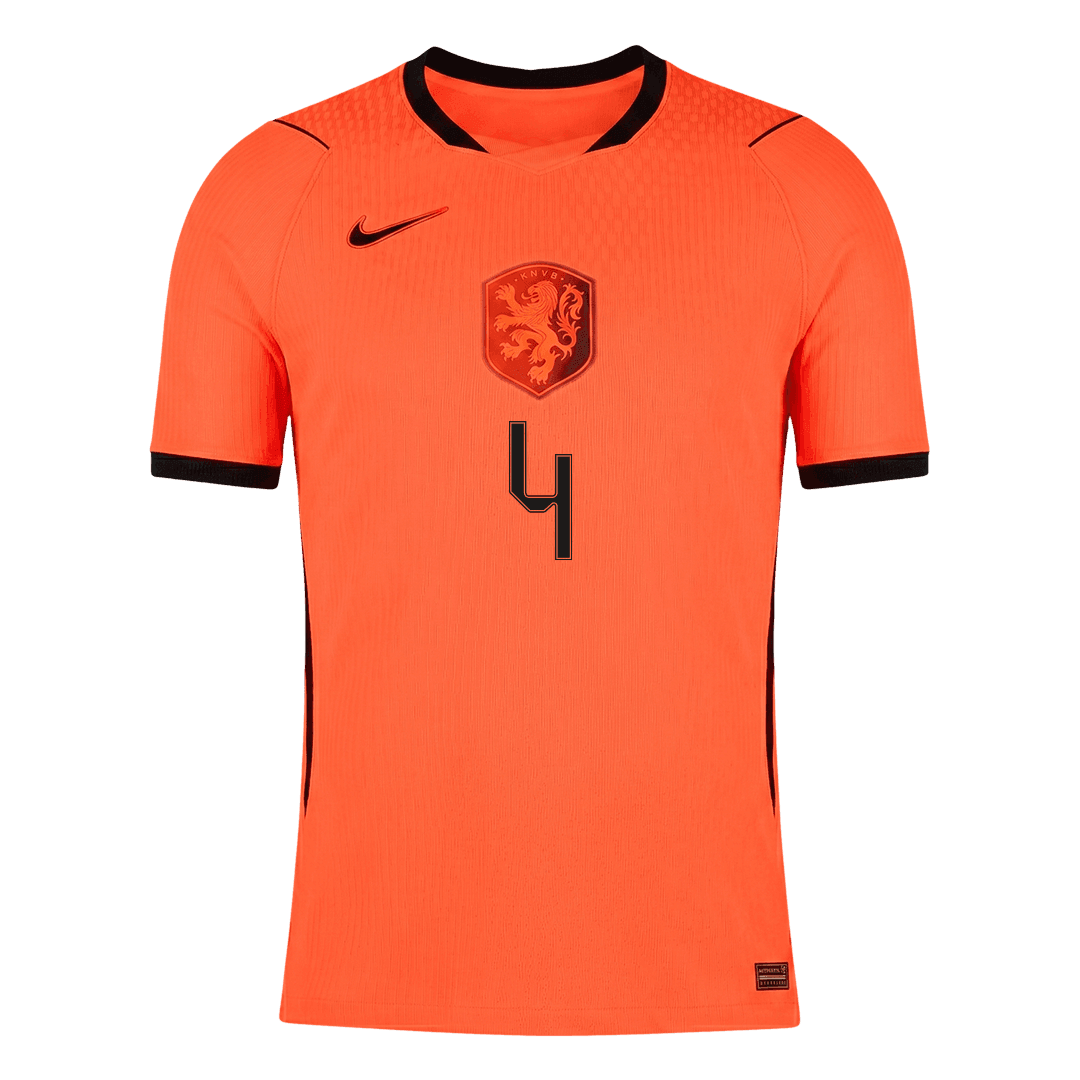 Hollanda 2026 Dünya Kupası İç Saha Forması VIRGIL #4 - Oyuncu Versiyonu