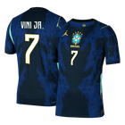 Brazil 2026 Dünya Kupası Deplasman Forması VINI JR. #7 - Oyuncu Versiyonu
