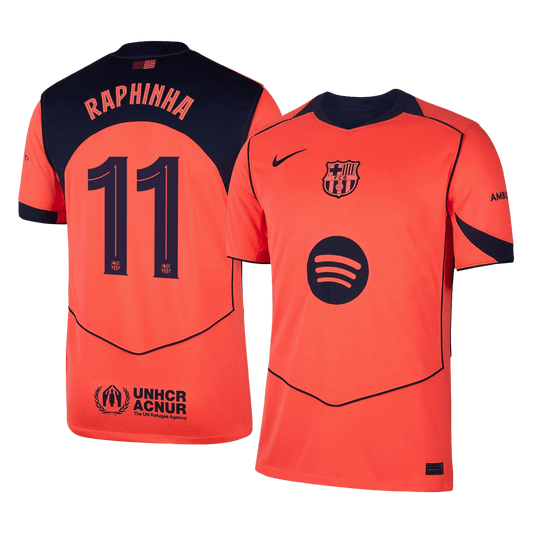 Barcelona 2025/26 Üçüncü Forması RAPHINHA #11 - UCL