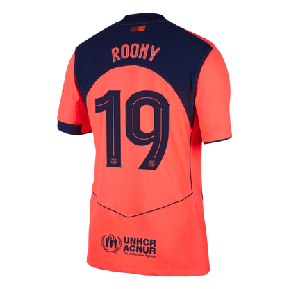 Barcelona 2025/26 Üçüncü Forması ROONY #19 - UCL - Oyuncu Versiyonu