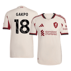 Liverpool 2025/26 Deplasman Forması GAKPO #18 - Oyuncu Versiyonu