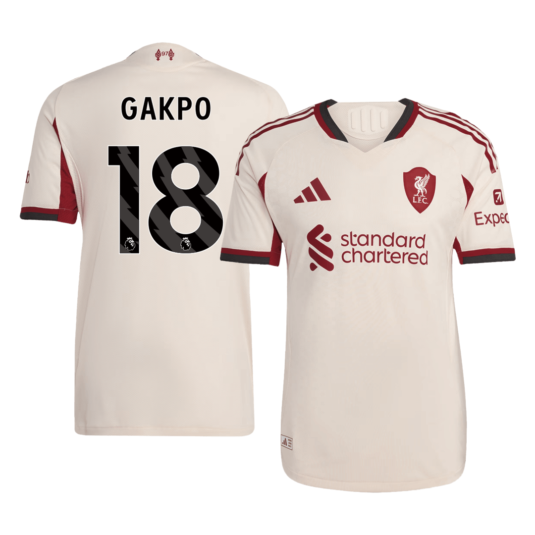 Liverpool 2025/26 Deplasman Forması GAKPO #18 - Oyuncu Versiyonu