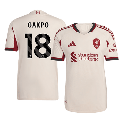 Liverpool 2025/26 Deplasman Forması GAKPO #18 - Oyuncu Versiyonu