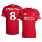 Liverpool 2025/26 İç Saha Forması SZOBOSZLAI #8