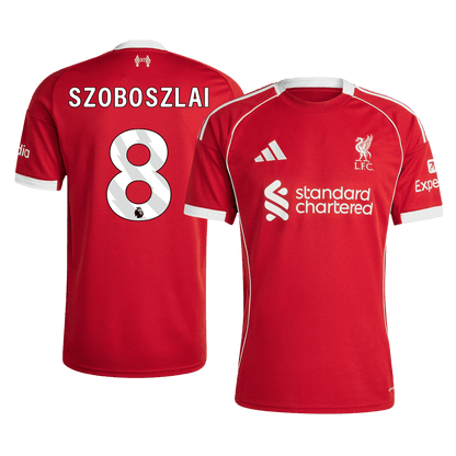 Liverpool 2025/26 İç Saha Forması SZOBOSZLAI #8
