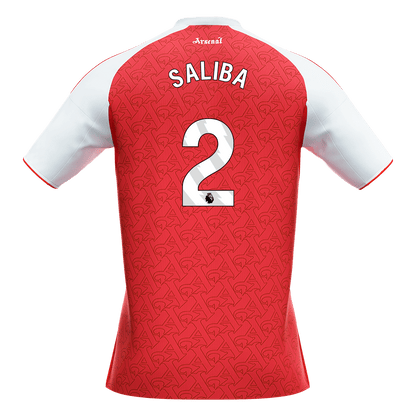Arsenal 2025/26 İç Saha Forması SALIBA #2 [PREMIUM]