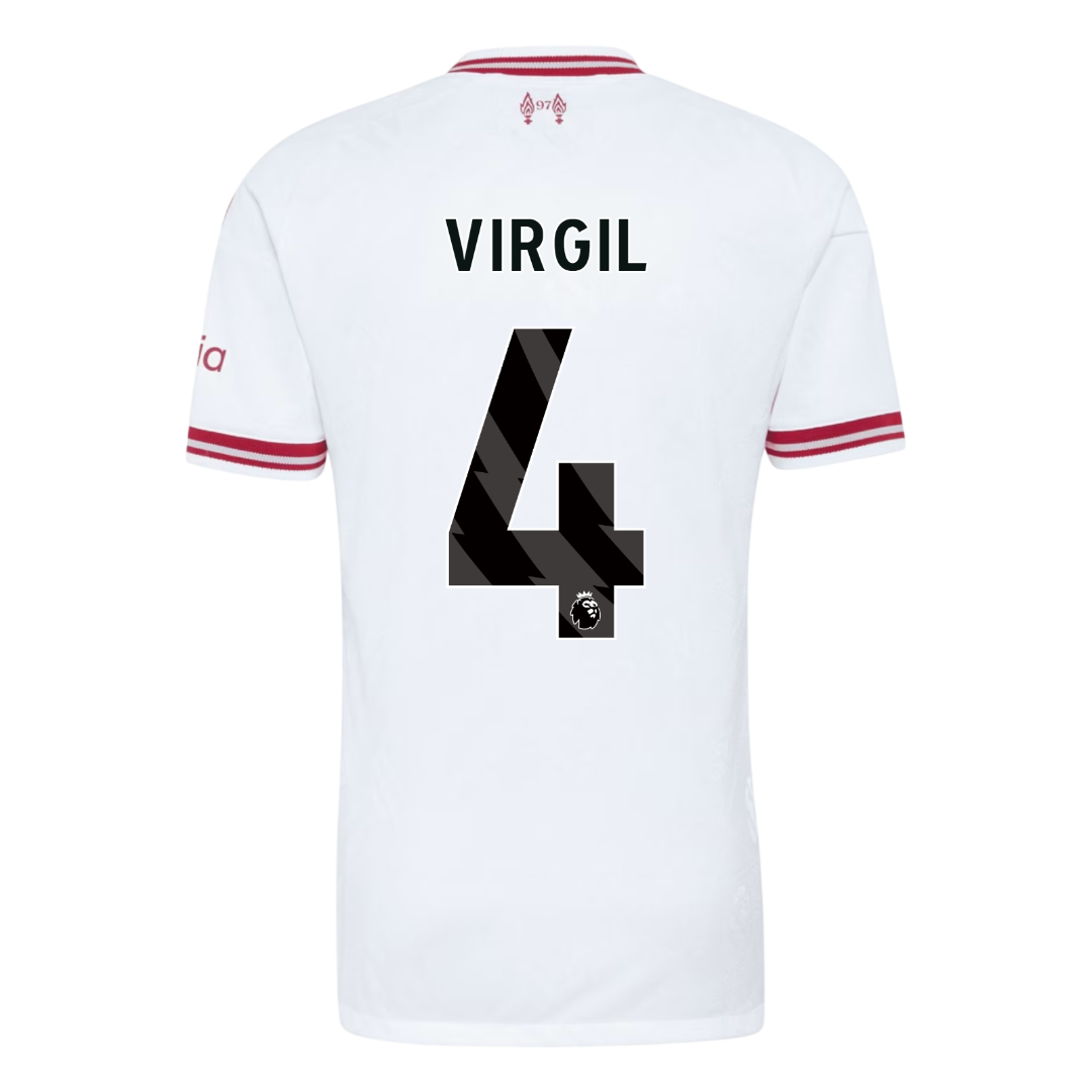 Liverpool 2026/27 Deplasman Forması VIRGIL #4 - Oyuncu Versiyonu