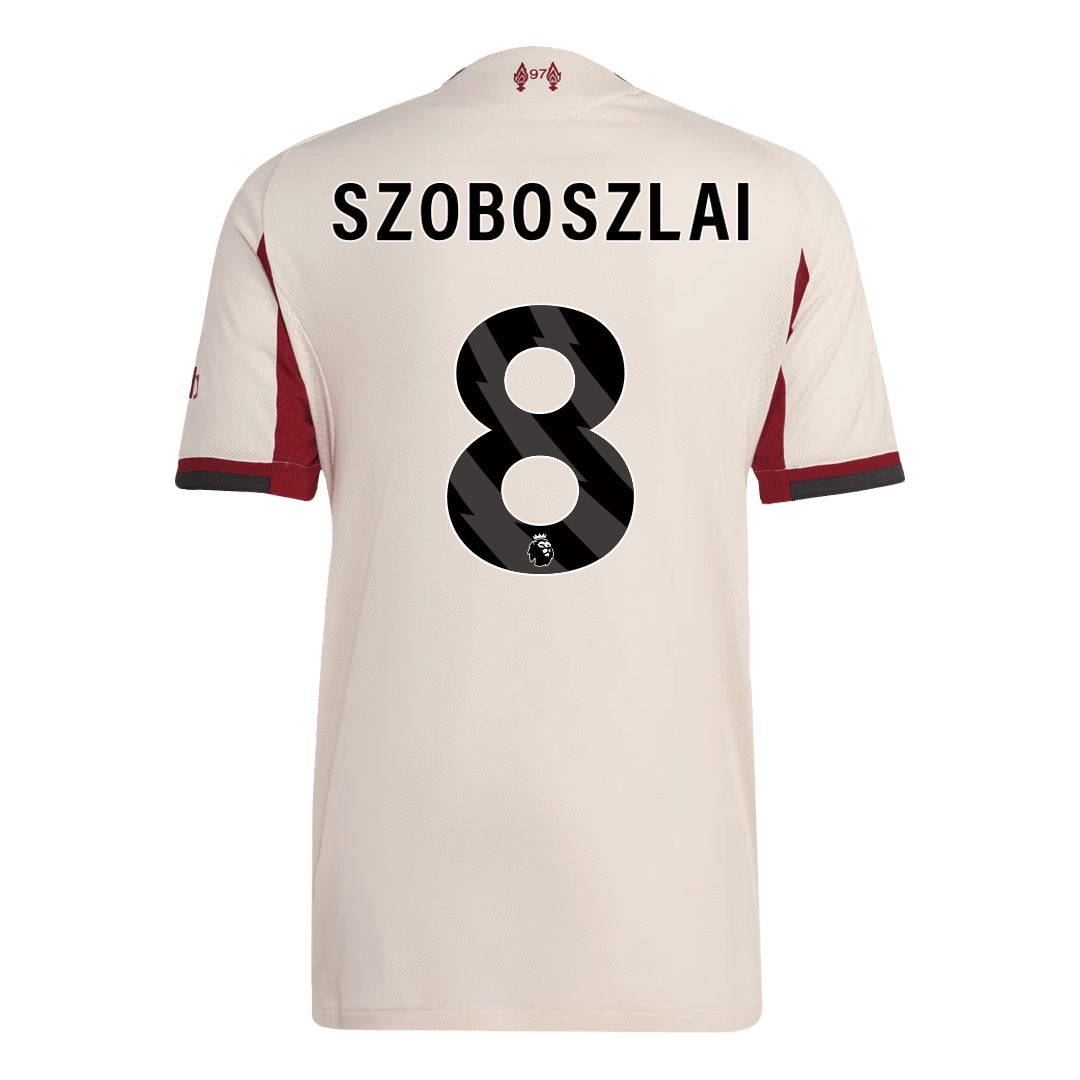 Liverpool 2025/26 Deplasman Forması SZOBOSZLAI #8 - Oyuncu Versiyonu
