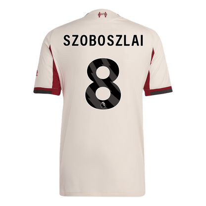 Liverpool 2025/26 Deplasman Forması SZOBOSZLAI #8 - Oyuncu Versiyonu